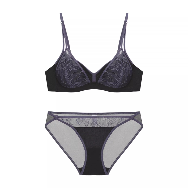Bralette Wireless Soft - Soutien-gorge sans armatures en dentelle française